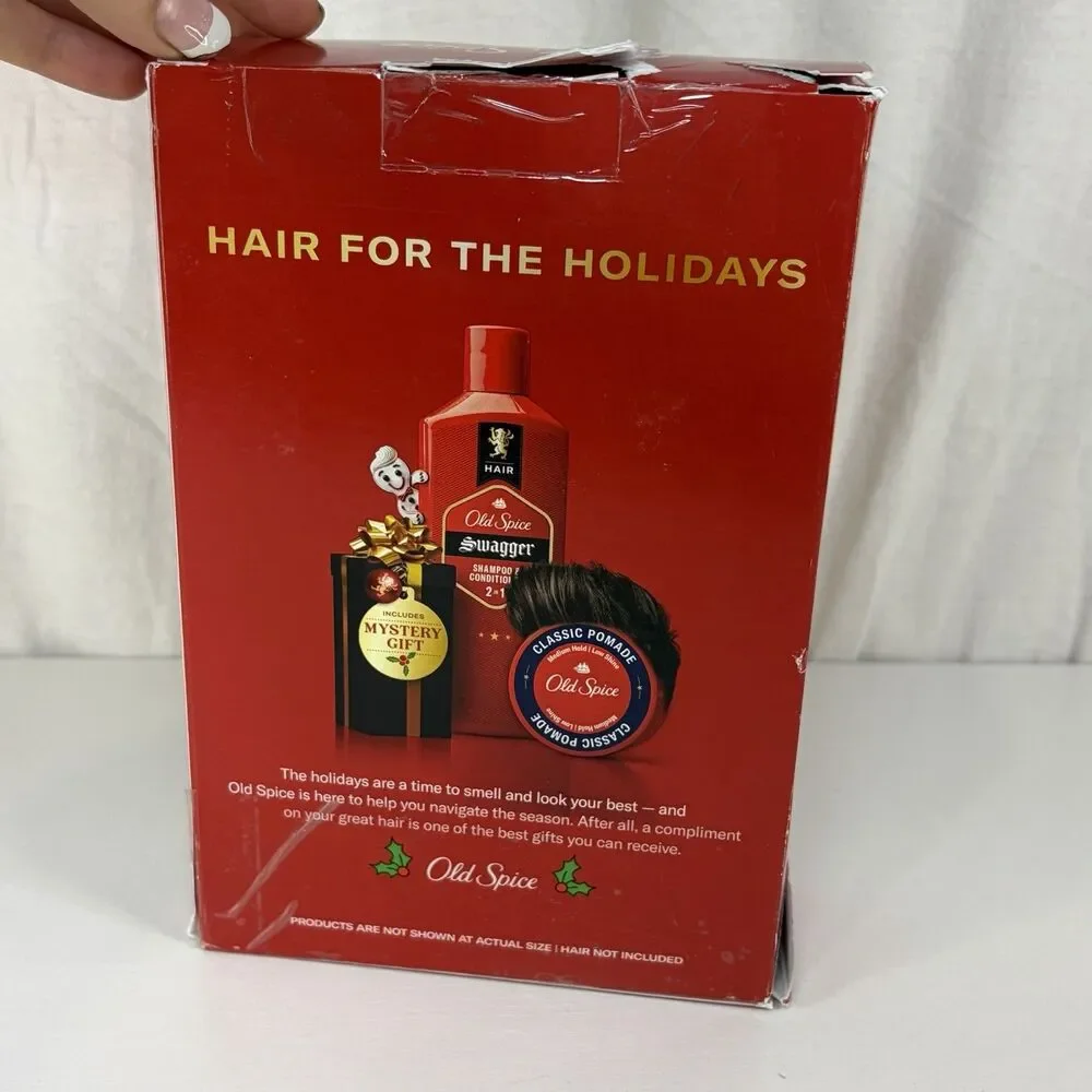 Old Spice Swagger Holiday Pack Gift Set - 2in1 Shampoo, Pomade & Body Wash